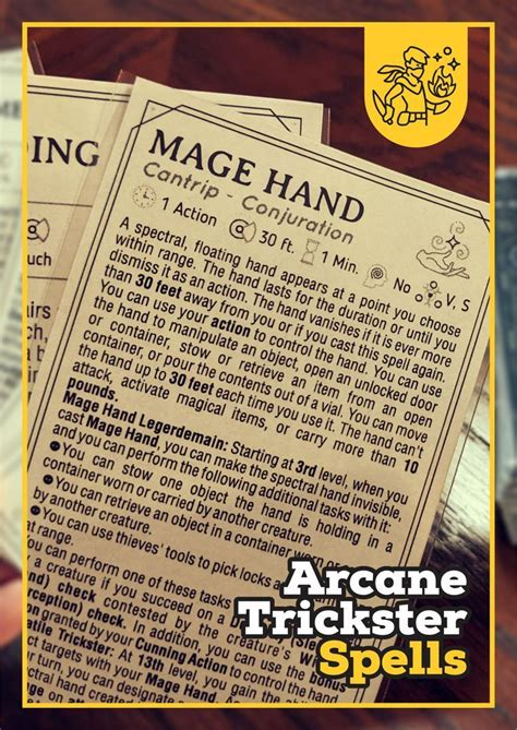 best cantrips for arcane trickster 5e.